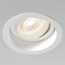Точечный светильник с арматурой белого цвета, металлическими плафонами Elektrostandard 25014/01 GU10 белый