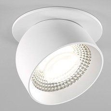Точечный светильник с плафонами белого цвета Elektrostandard 25092/LED 8W 4000K белый