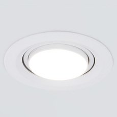 Точечный светильник с плафонами белого цвета Elektrostandard 9920 LED 15W 3000K белый