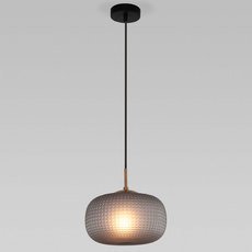 Светильник с арматурой чёрного цвета, стеклянными плафонами Eurosvet 50262/1 серый