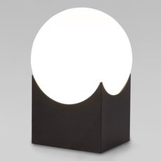 Настольная лампа с стеклянными плафонами белого цвета Eurosvet 01167/1 черный