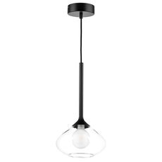Светильник с арматурой чёрного цвета, стеклянными плафонами Lightstar 801203