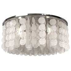 Светильник с стеклянными плафонами белого цвета MILOSH TENDENCE 0901CL-4WT