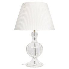 Настольная лампа с арматурой хрома цвета, плафонами белого цвета Loft IT 10279