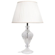 Настольная лампа с текстильными плафонами белого цвета Loft IT 10277
