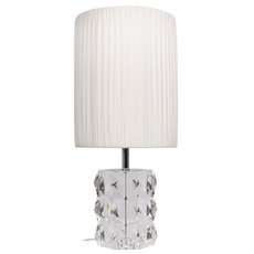 Настольная лампа с арматурой хрома цвета, плафонами белого цвета Loft IT 10282