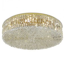 Светильник с хрустальными плафонами прозрачного цвета Newport 8459+3/PL gold