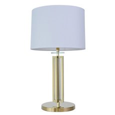 Настольная лампа с текстильными плафонами Newport 35401/T gold без абажура