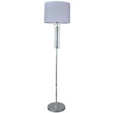 Настольная лампа с арматурой хрома цвета, текстильными плафонами Newport 35401/FL chrome без абажура