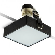 Точечный светильник с стеклянными плафонами белого цвета RAUMBERG 157411Bk