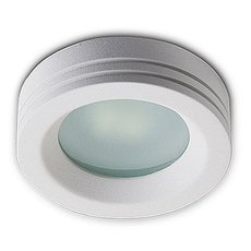 Точечный светильник с арматурой белого цвета, плафонами белого цвета RAUMBERG Qso058Wh
