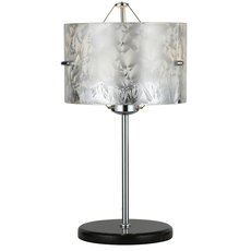 Настольная лампа с арматурой хрома цвета, стеклянными плафонами Stilfort 2177/09/03T