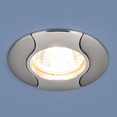 Точечный светильник с арматурой никеля цвета, плафонами никеля цвета Elektrostandard 7006 MR16 CH/N хром/никель