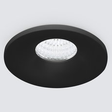 Точечный светильник с арматурой чёрного цвета Elektrostandard 15270/LED 3W BK черный