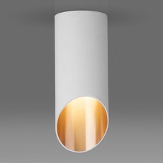 Точечный светильник с плафонами белого цвета Elektrostandard DLN114 GU10 белый/золото