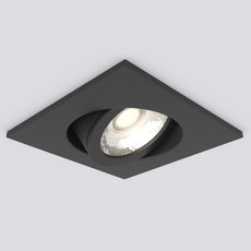 Точечный светильник с металлическими плафонами чёрного цвета Elektrostandard 15273/LED 5W 4200K BK черный