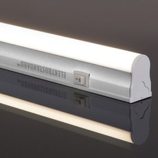 Мебельный светильник с арматурой белого цвета, пластиковыми плафонами Elektrostandard Led Stick Т5 60см 48led 9W 4200K (55000/LED)