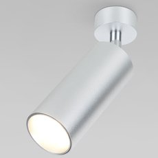 Точечный светильник с арматурой серебряного цвета, металлическими плафонами Elektrostandard Diffe серебряный 10W 4200K (85252/01)