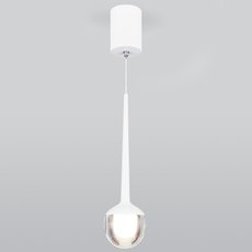 Светильник с арматурой белого цвета, пластиковыми плафонами Elektrostandard DLS028 6W 4200K белый