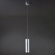 Светильник с металлическими плафонами хрома цвета Eurosvet DLR023 12W 4200K хром матовый