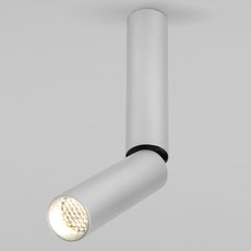 Точечный светильник с арматурой серебряного цвета, металлическими плафонами Elektrostandard Pika 6W (25029/LED) серебро