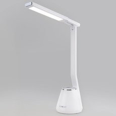 Настольная лампа с пластиковыми плафонами белого цвета Eurosvet 80421/1 белый