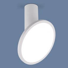 Точечный светильник с арматурой белого цвета, плафонами белого цвета Elektrostandard DLS029 12W 4200K белый матовый