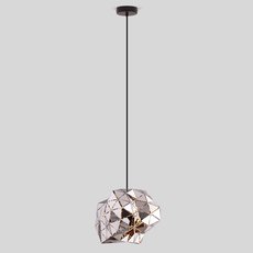 Светильник с арматурой чёрного цвета, металлическими плафонами Eurosvet 50169/1 хром