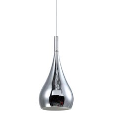 Светильник с металлическими плафонами хрома цвета Moderli V1420-1P