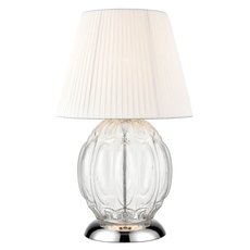 Настольная лампа с текстильными плафонами белого цвета Vele Luce VL4263N11