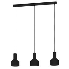 Светильник с металлическими плафонами чёрного цвета Eglo 99552