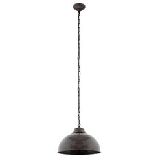 Светильник с арматурой коричневого цвета, металлическими плафонами Eglo 49632