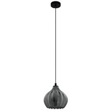 Светильник с арматурой чёрного цвета, стеклянными плафонами Eglo 43576