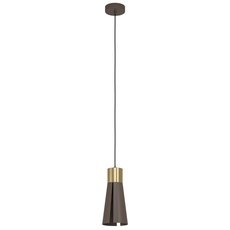 Светильник с арматурой коричневого цвета, металлическими плафонами Eglo 98838