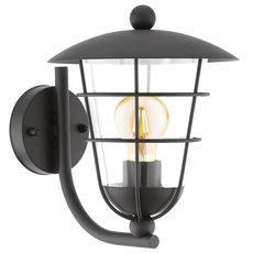Светильник для уличного освещения с арматурой чёрного цвета, плафонами прозрачного цвета Eglo 94834