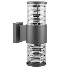 Светильник для уличного освещения с арматурой серого цвета, плафонами прозрачного цвета Feron 06299
