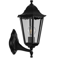 Светильник для уличного освещения с арматурой чёрного цвета, плафонами прозрачного цвета Feron 11064