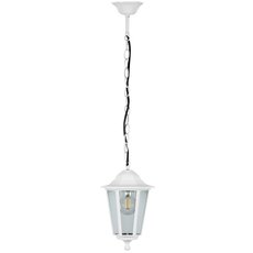 Светильник для уличного освещения с арматурой белого цвета, плафонами прозрачного цвета Feron 11071