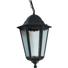 Светильник для уличного освещения с арматурой чёрного цвета, плафонами прозрачного цвета Feron 11072