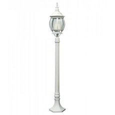 Светильник для уличного освещения с арматурой белого цвета, плафонами прозрачного цвета Feron 11105