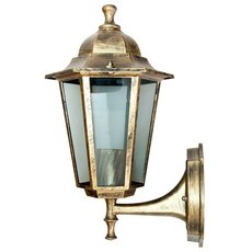 Светильник для уличного освещения с арматурой коричневого цвета, плафонами прозрачного цвета Feron 11125