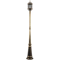 Светильник для уличного освещения с арматурой коричневого цвета, плафонами прозрачного цвета Feron 11340