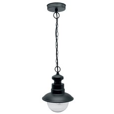 Светильник для уличного освещения с арматурой чёрного цвета, стеклянными плафонами Feron 11598