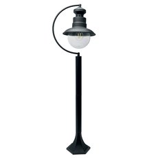 Светильник для уличного освещения с арматурой чёрного цвета, стеклянными плафонами Feron 11599