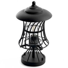 Светильник для уличного освещения с арматурой чёрного цвета, металлическими плафонами Feron 11687
