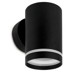Светильник для уличного освещения с арматурой чёрного цвета, металлическими плафонами Feron 11708
