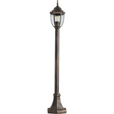 Светильник для уличного освещения с арматурой коричневого цвета, плафонами прозрачного цвета Feron 11896