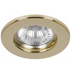 Точечный светильник с плафонами золотого цвета Feron 15110