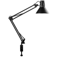 Настольная лампа с арматурой чёрного цвета, плафонами чёрного цвета Feron 24233