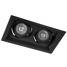Точечный светильник с металлическими плафонами чёрного цвета Feron 32442